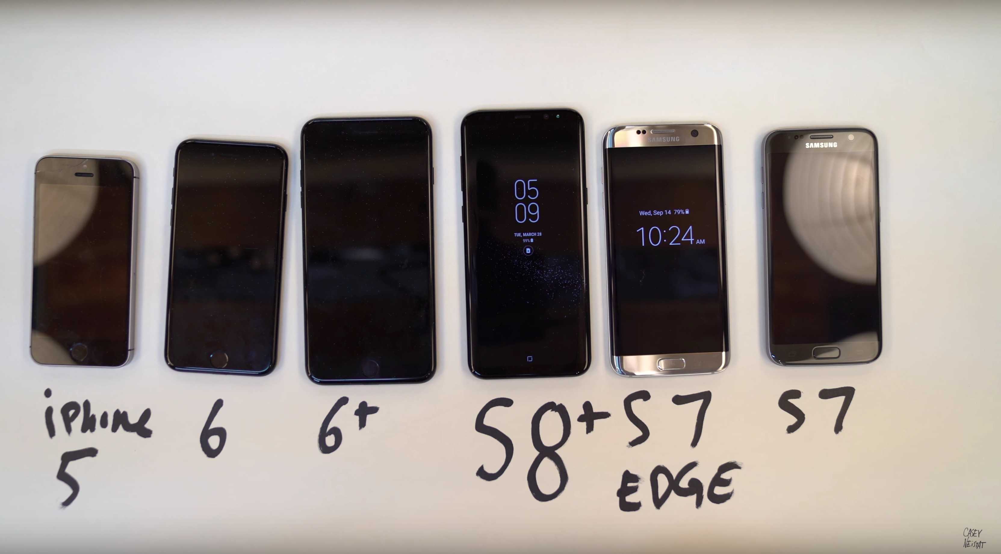 Samsung S8 Vs Iphone 7 Plus